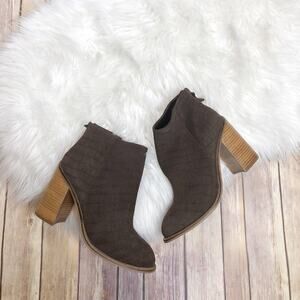 Kelsi Dagger Women's Huron Brown Suede Ankle Booties Size‎ 9.5 NEW
